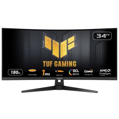 12. ASUS TUF Gaming VG34VQ3B Computer Monitor 86.4 cm (34") 3440 x 1440 px UltraWide Quad HD LED Black