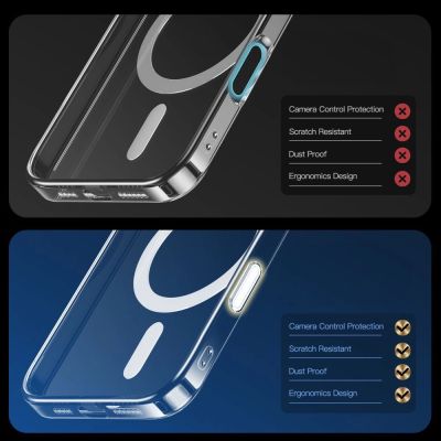 6. Tech-Protect Flexair Hybrid CC Magsafe iPhone 16 Case - Clear