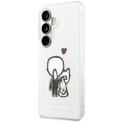 2. Karl Lagerfeld IML Karl&Choupette MagSafe Case for Samsung Galaxy S26 - Transparent