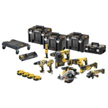DEWALT COMBO KIT 18V DCK853P4T (DCD996 + DCF887 + DCS565 + DCS367 + DCS356 + DCH273 + DCG405 + DCL050) 4x5.0Ah 4x TSTAK CART