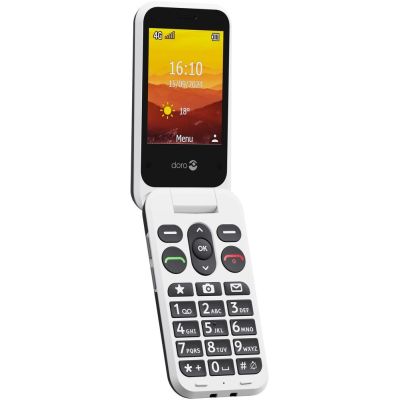 4. Doro Leva L30 7.11 cm (2.8") 142.7 g Black, White Functional phone
