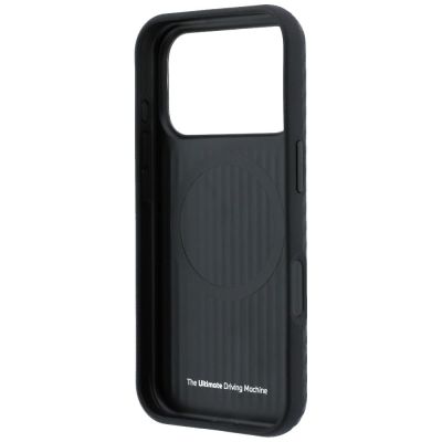 7. BMW M Carbon Metal Logo MagSafe Case for iPhone 17 Pro / 18 Pro - Black