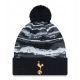 New Era Tottenham Hotspur FC Black Bobble Knit Beanie Hat - 60363502
