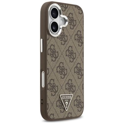 4. Guess 4G Triangle Logo MagSafe case for iPhone 17 - brown