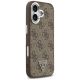 4. Guess 4G Triangle Logo MagSafe case for iPhone 17 - brown