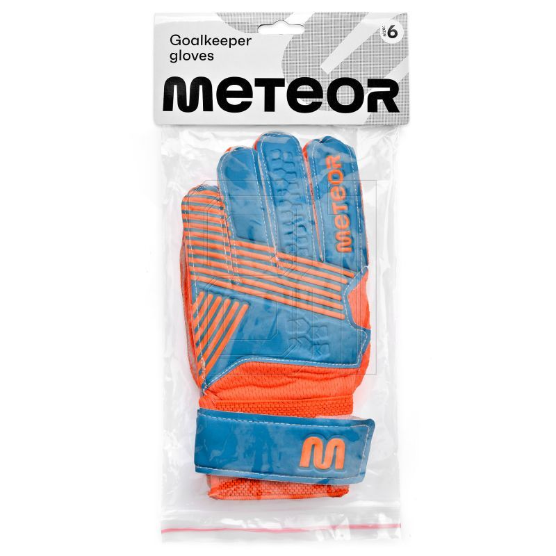 13. Goalkeeper gloves Meteor Catch Blue 03806-03812
