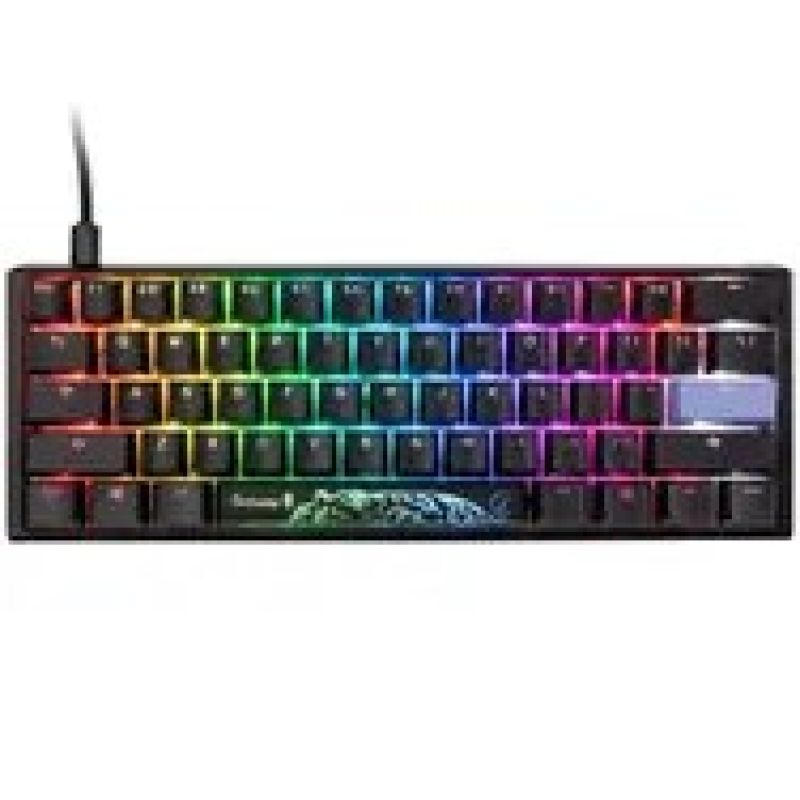 11. Ducky One 3 Classic Mini Keyboard Gaming USB US English Black, White