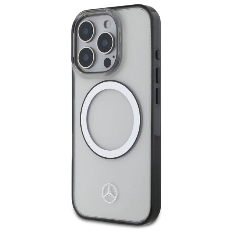 2. Mercedes Printed Logo MagSafe Case for iPhone 16 Pro Max - Clear