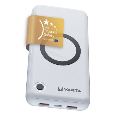 7. Varta 57909 101 111 Power Bank Lithium Polymer (LiPo) 20000 mAh Wireless Charging White