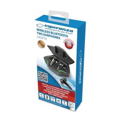 9. ESPERANZA IN-EAR BLUETOOTH TWS HEADPHONES SAGITTA EH231K