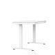 33. Activejet ET119W-C electric height-adjustable desk in white. Tabletop dimensions: 140 x 70 cm.
