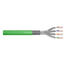 DIGITUS installation cable cat.8.2, S/FTP, Dca, AWG 22/1, LSOH, 100m, green