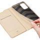 9. Dux Ducis Skin Pro Bookcase type case for Samsung Galaxy A03s golden