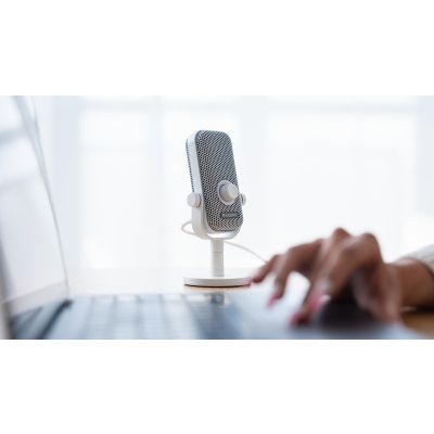 50. ENDORFY Solum Voice S Onyx White Microphone (EY1B015)