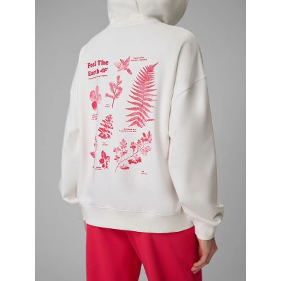 4. Women's loose sweatshirt with hood 4F 4FRSS26TSWSF2836-11S