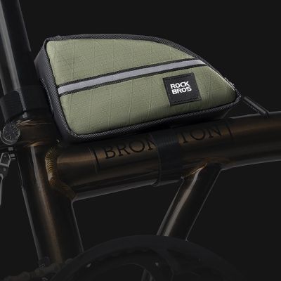 2. Rockbros Triangle Bike Frame Bag 0.8l - Green