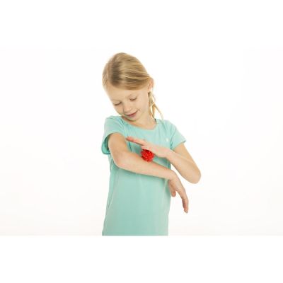 11. SENSORY BEAN FOR MASSAGE AND REHABILITATION 7.4 CM BLUE TULLO