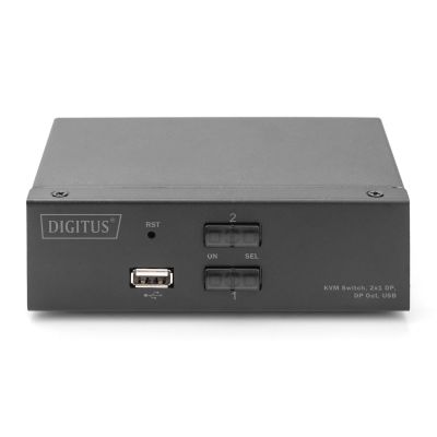 4. Digitus KVM Switch, 2x1 DP, DP Out, USB