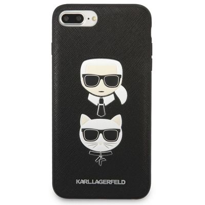 3. Karl Lagerfeld Saffiano Karl&Choupette Head case for iPhone 7 Plus / iPhone 8 Plus - black