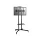 2. Equip Bodenstandhalter floor holder 37-70/50kg 1TFT 2Ablagen Höhe black
