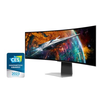 17. Samsung G95SC Computer Monitor 124.5 cm (49") 5120 x 1440 px Dual QHD OLED Silver