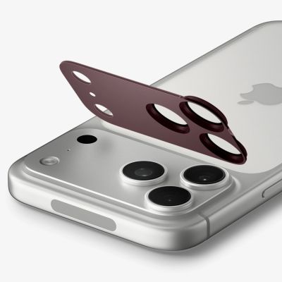 6. Spigen Optik Pro XL GLAS.TR EZ FIT Tempered Glass for iPhone 18 Pro Max - Dark Cherry
