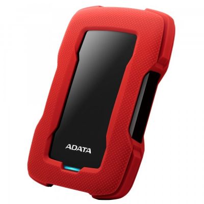 2. ADATA HD330 External HDD Drive (2TB; 2.5"; USB 3.2; red)