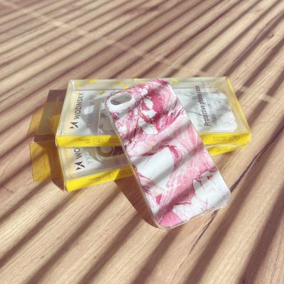 3. Wozinsky Marble TPU case cover for Samsung Galaxy A22 4G pink