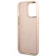 7. Guess 4G Vintage Gold Logo case for iPhone 14 Pro - pink