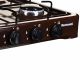 9. Ravanson K-04BR 4-burner adjustable gas stove (brown)