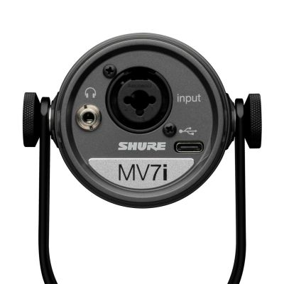 7. Shure MV7i - Intelligent Microphone with US Interface