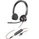 Poly Blackwire 3315 USB-A Headphones Black