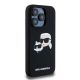 4. Karl Lagerfeld Silicone Karl&Choupette MagSafe case for iPhone 15 Pro Max - black