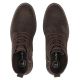 5. Men's leather ankle boots, unlined, suede, dark brown, Filippo MBT8318