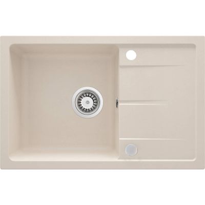 Single-bowl granite sink with drainer ZRD_5113 5908212093894