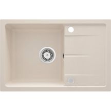 Single-bowl granite sink with drainer ZRD_5113 5908212093894