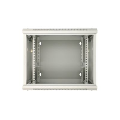 8. Extralink 12U 600x600 AZH Gray Rack Cabinet, Wall-Mounted, Two-Section