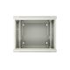 8. Extralink 12U 600x600 AZH Gray Rack Cabinet, Wall-Mounted, Two-Section
