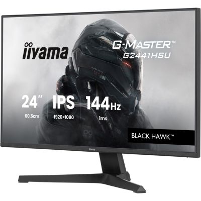 18. IIYAMA LED IPS MONITOR 23.8" G2441HSU-B1 Black Hawk 144Hz