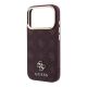 6. Guess Peony 4G Small Logo MagSafe Case for iPhone 18 Pro Max / 17 Pro Max - Burgundy