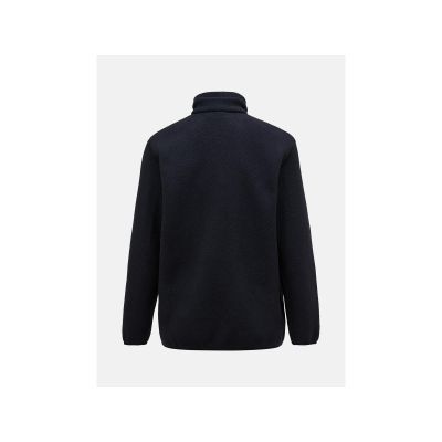 7. Peak Performance M Fleece Snap T-Neck sweatshirt black