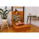 65. GYMNASTIC MATTRESS FOLDABLE BROWN 180CM BENCHK