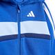 13. adidas Essentials Tiberio 3 Stripes Fleece Tracksuit for Kids Blue KC6004