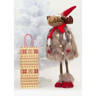 4. CHRISTMAS DECORATIVE PLUSH REINDEER 62-67CM