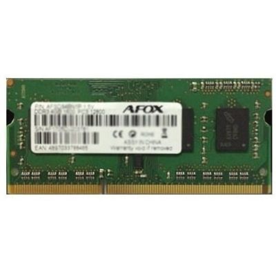 AFOX SO-DIMM DDR3 8G 1600MHZ LV 1.35V AFSD38BK1L