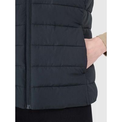 6. Women's down vest with synthetic filling 4F 4FWSS25TVJAF181-20S