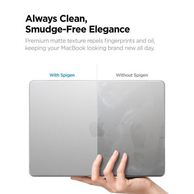 8. Spigen AirSkin Case for MacBook Air 13" 2023/2024/2025/2026 - Transparent