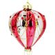 4. Mica Glass Balloon Bauble – Red-Pink
