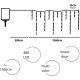 7. SOLAR STRING LIGHTS WITH 480 LEDS, 13 FUNCTIONS, USB, MULTICOLOUR