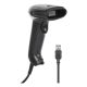 2. Manhattan 153997 Barcode Reader Handheld 1D/2D LED Barcode Reader Black